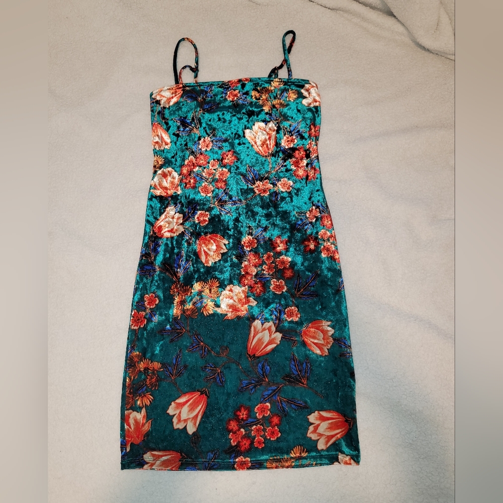 Velvet sexy party dress